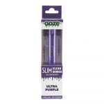 Ooze Slim Clear battery packaging displaying two purple vape batteries with drip-effect graphics.