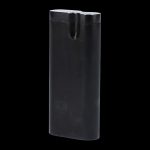 Front view of the Aluminum Dugout - Large, showcasing its sleek, metallic design against a plain black backdrop.