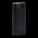 Front view of the Aluminum Dugout - Large, showing its sleek, metallic design against a solid black background.