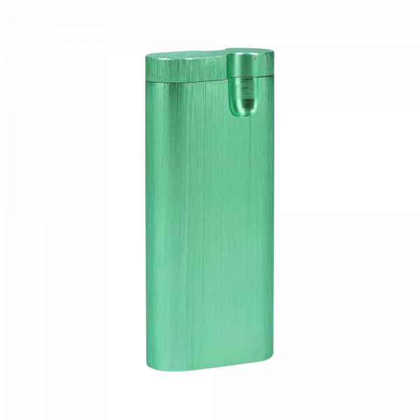 Front view of the Aluminum Dugout - Large, showcasing its sleek, silver metal construction against a plain white background.