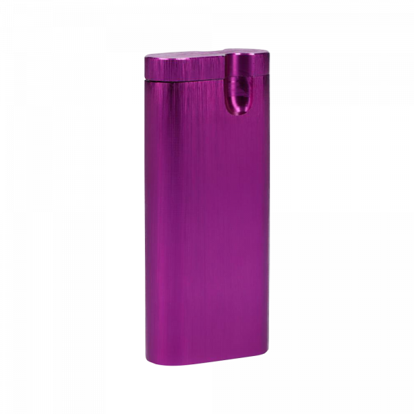 Front view of the Aluminum Dugout - Large, showcasing its sleek, metallic finish and simple rectangular form.