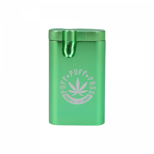 A close-up of the Aluminum Dugout, showcasing its sleek, metallic finish and rectangular shape against a plain background.