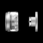 Disassembled glass and metal cannabis oil vape cartridge.