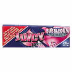A close-up of the Juicy Jay's Classic Size Flavored Rolling Papers package with a vibrant, angled design.