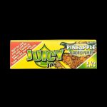 A brightly colored package of Juicy Jay's Classic Size Flavored Rolling Papers is pictured head-on, displaying vibrant graphics.