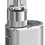 Front view of the Eleaf iStick Mini 10W Digital Mod Battery, showing the silver-colored device with a digital display.