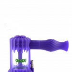 A studio shot of the Clobb 4 in 1 Silicone Pipe, featuring a purple, compact design with a smooth, rounded form.