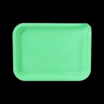 Green rolling tray.