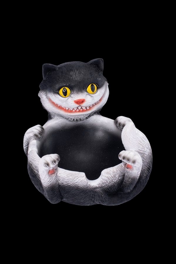 Fujima Trippy Tuxedo Cat Polystone Ashtray
