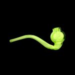 Green glass oil rig with spherical water chamber.