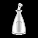 Clear glass bubbler for cannabis concentrate use.
