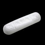 White silicone dab straw for cannabis concentrates.