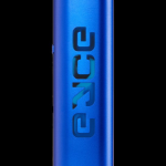 Blue cannabis vaporizer pen with “Yocce” branding.