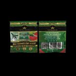 Two pouches of King Palm “Watermelon Wave” terpene-infused flavor tips for use with papers, wraps, or cigarillos.