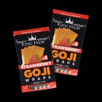 King Palm Goji Berry Wraps - 2 Packs of 4