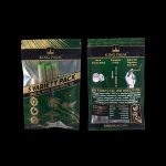 Close-up of a King Palm 5 Variety Pack of pre-rolled leaf wraps, showcasing different sizes and a “No Tobacco, No Nicotine” disclaimer.