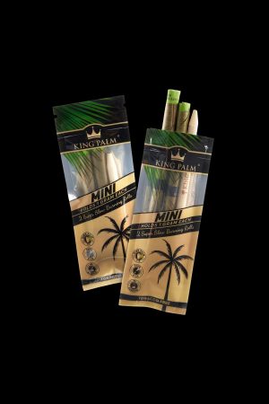 King Palm Mini Natural Pre Roll Palm Leaf Tubes - 2 Packs of 2