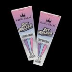 Two packs of King Palm Sky Walker color cones against a black background.