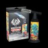 Special Blue Monster Pro butane torch lighter in artist series packaging.