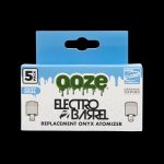 A package of five Ooze Electro Barrel replacement ceramic atomizer coils for vaping, displayed against a white background.