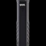 Black and gray electronic dab rig with "ooze" branding.