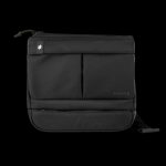 Black cannabis accessory case with “PUFFCO” logo.