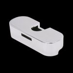 Chrome cannabis one-hitter pipe.