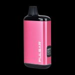 Pink Pulsar vaporizer pen with digital display.