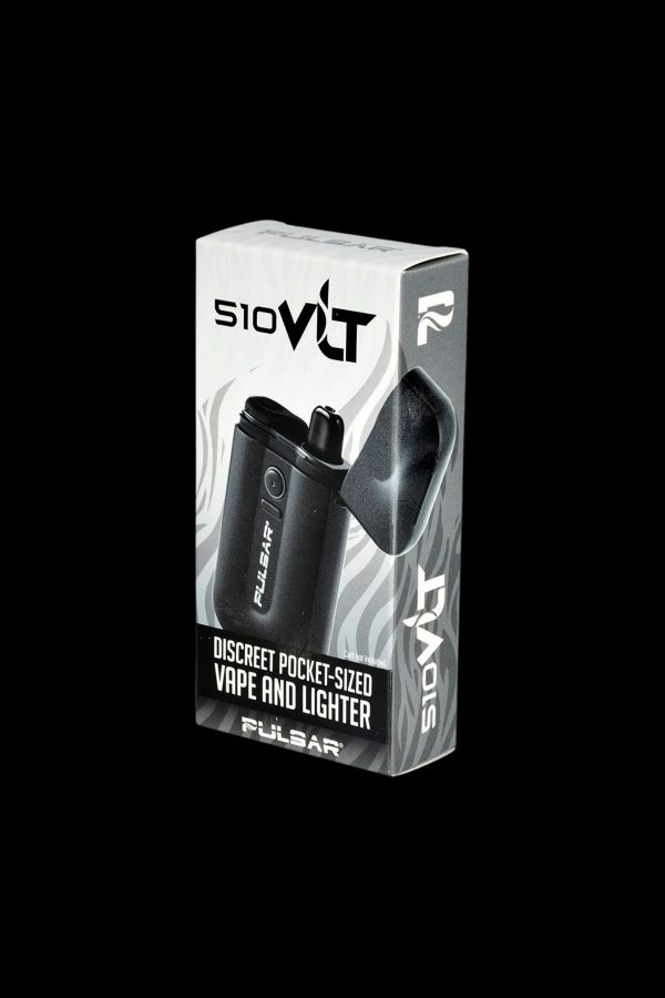 Product packaging for “Slovit” – a discreet, pocket-sized vape and lighter by Pulsar.