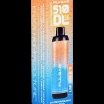 Pulsar BD3.0 510 rechargeable vape battery in a retail box, featuring a hazy orange and yellow design.