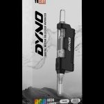 Yocan Dyno digital nectar collector vaporizer with RGB neon lights.