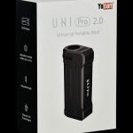 Yocan Uni Pro 2.0 cannabis oil vape mod packaging.