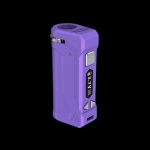 Purple electronic dab rig with digital display.