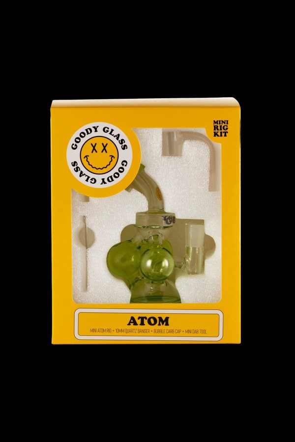 Goody Glass Atom Mini Dab Rig 4-Piece Kit