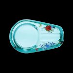 Famous Design Floral Lush Ashtray - Gold Accent