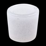 Frosted glass downstem screen.