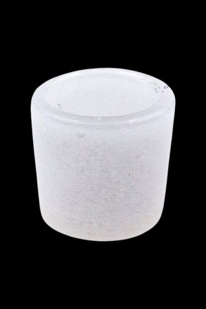 Frosted glass downstem screen.