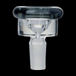 Glass cannabis bowl for a water pipe or bong.