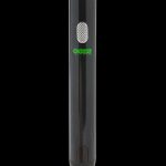 Black Ooze vape pen with green branding against a dark background.
