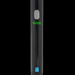 Black Goze pen-style cannabis vaporizer with green logo and digital display.