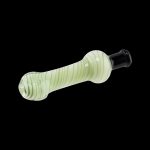 Glass Flat Mouth Nectar Collector w/ 10mm Tip – Spiral Mix