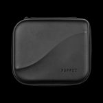 Black Puffco travel case for cannabis concentrates.