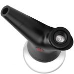 Black electronic dab rig with glass base.