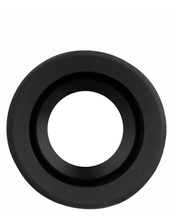 Black silicone cap for a dab rig.