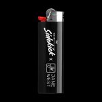 Black lighter branded with “Sidekick x Jane West” logo.