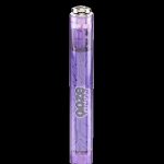 Purple cannabis oil vape pen with branded text.