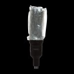 Close-up of the Volcano Solid Valve Starter Set, displaying the clear plastic valve bag attached to the black valve unit.