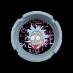 Rick Sanchez-themed silicone container for cannabis concentrates.
