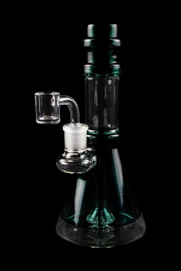 Valiant Distribution Transparent Neck Water Pipe w/ Bowl & Banger