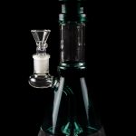 Valiant Distribution Transparent Neck Water Pipe w/ Bowl & Banger